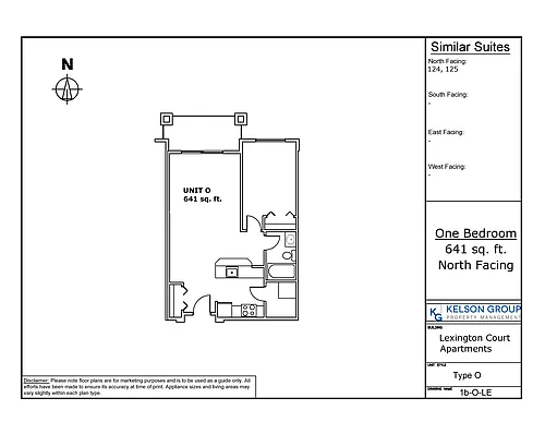 Floor plan 1 Bedroom