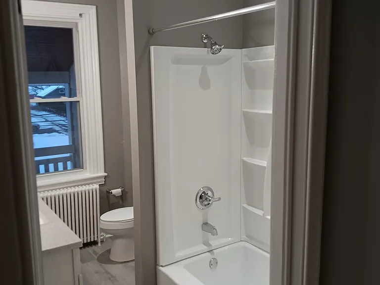 Renovated bathroom