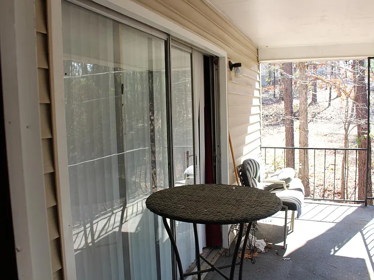 Covered back porch