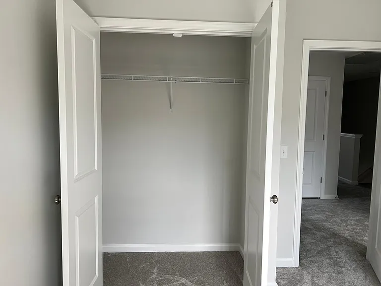 Big closets in both top floor bedrooms