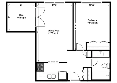 Floor plan 2 Bedroom
