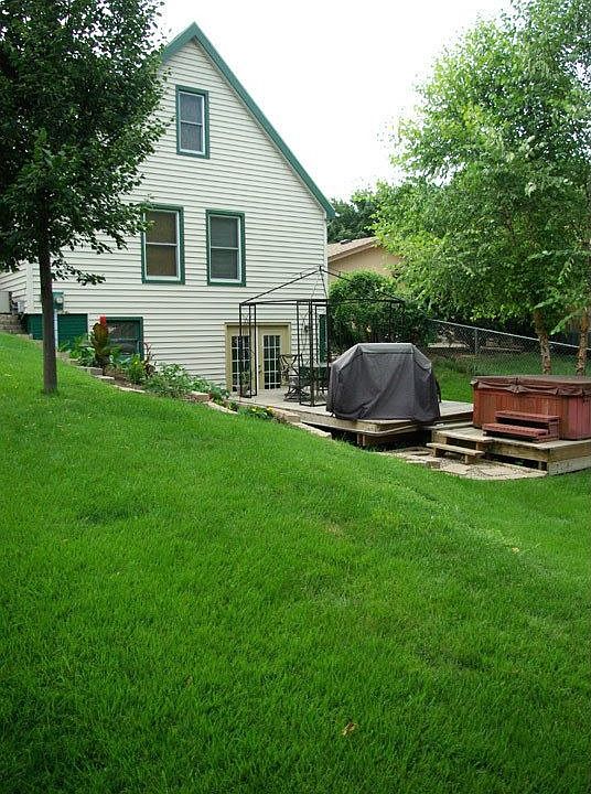 Back Yard with Deck and Hot Tub