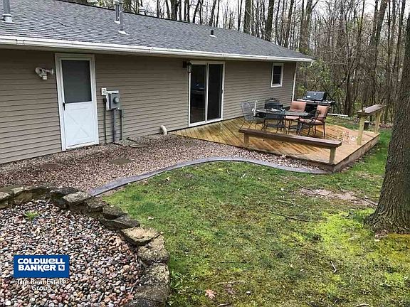 View of backyard