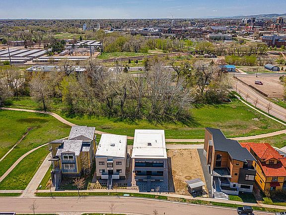 aerial looking south