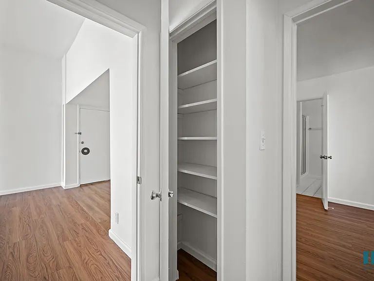 Hall Closet with Shelving
