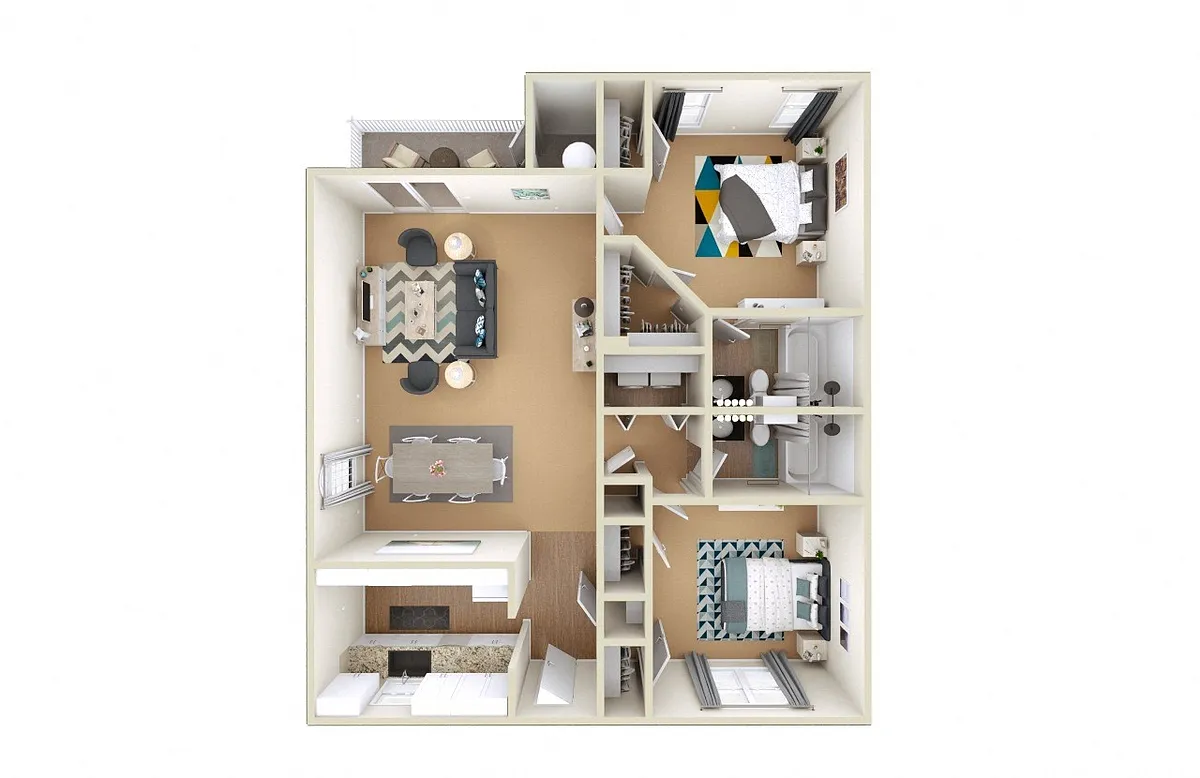Floor plan Large Villa