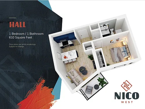 Floor plan Hall