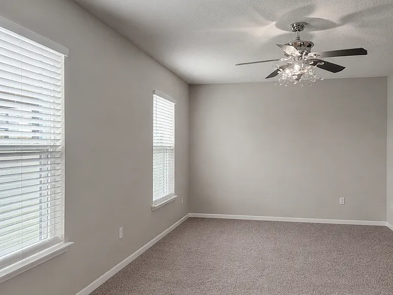 Spacious master bedroom