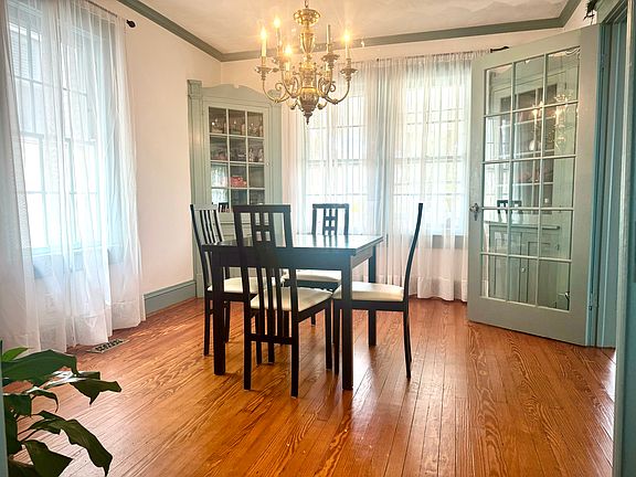 Oversized dining with with built-in china cabinets