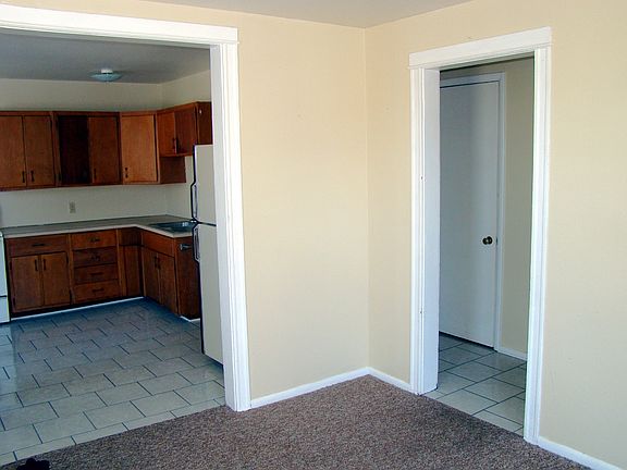 view from front living room NE toward kitchen