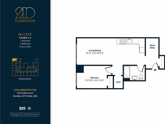 2nd image of 210 Clarkson Ave #206