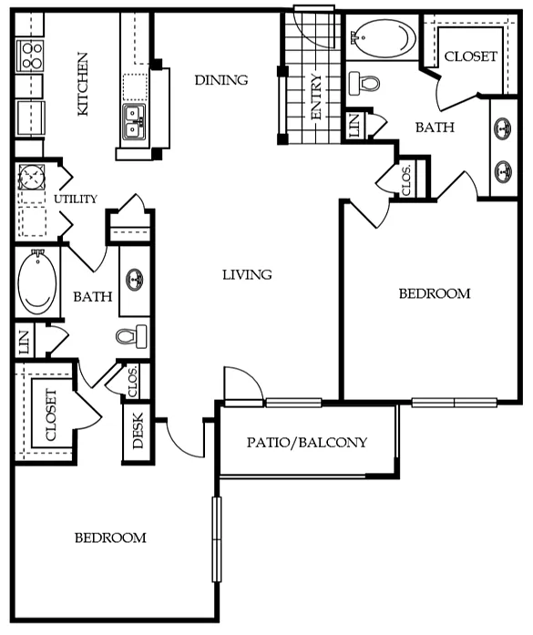 Floor plan B3
