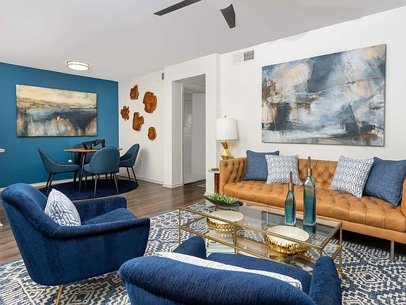 Modern interiors with vinyl plank flooring
