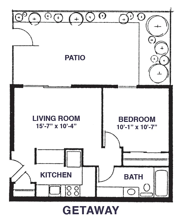 Floor plan Getaway