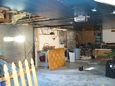 Large "drive-in" basement