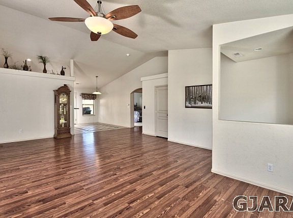You can easily display the treasures of a lifetime on this home's built-in displ