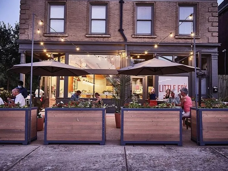 Wander over to Little Fox for dinner next to Fox Park.