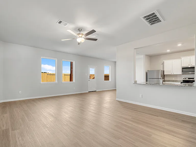Spacious family room.