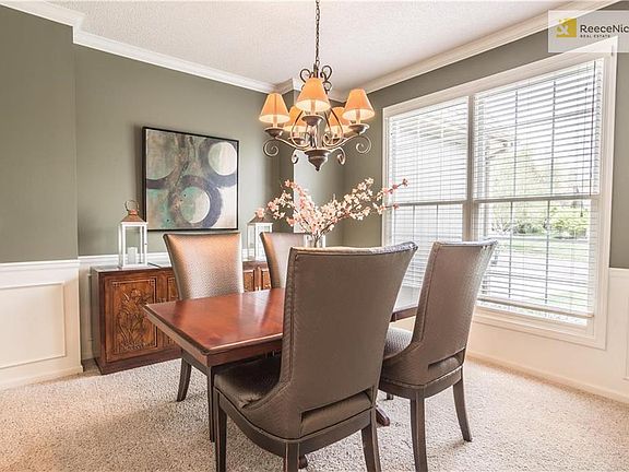Formal Dining Room with Wainscotting