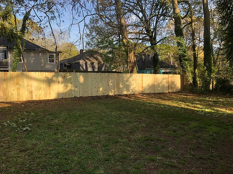 Spacious Fenced Back yard