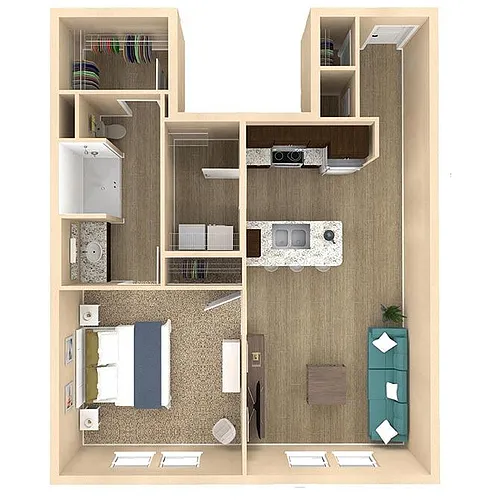 Floor plan Serenity