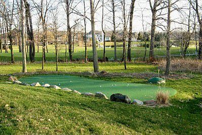 Private putting green