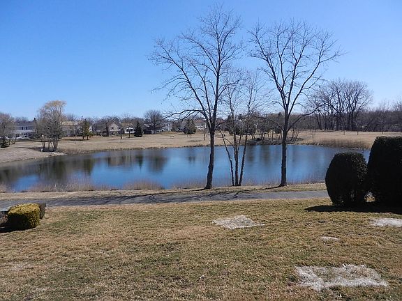 View to pond and wlkg trail