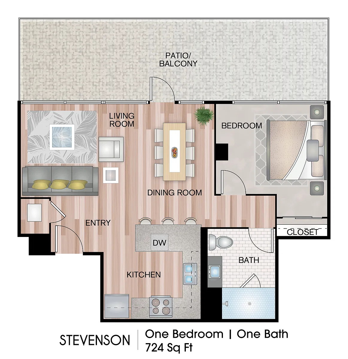 Floor plan Stevenson