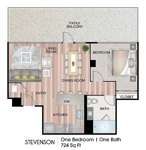 Floor plan Stevenson