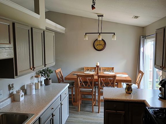 Kitchen and dining area