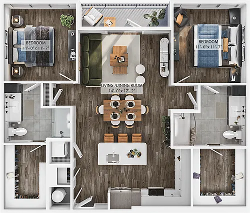 Floor plan B4