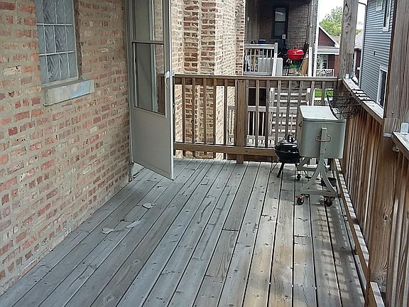 Deck off kitchen