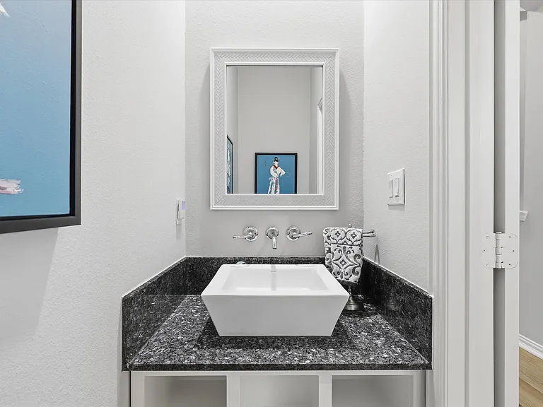 downstairs half bath