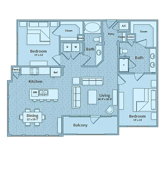 The Belvedere at Springwoods Village Apartments — Photo 46
