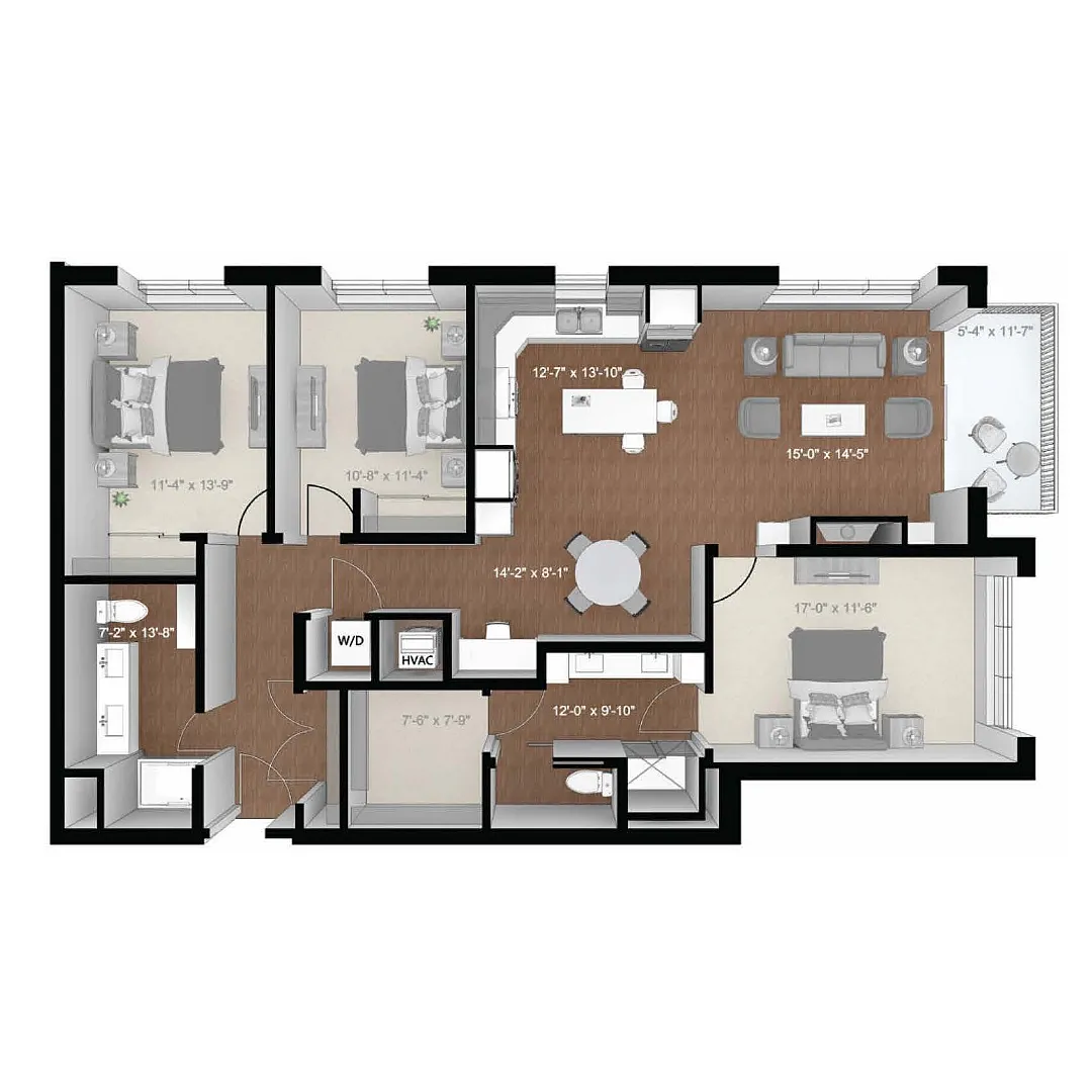 Floor plan Dresbach