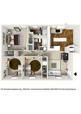 Floor plan 3B