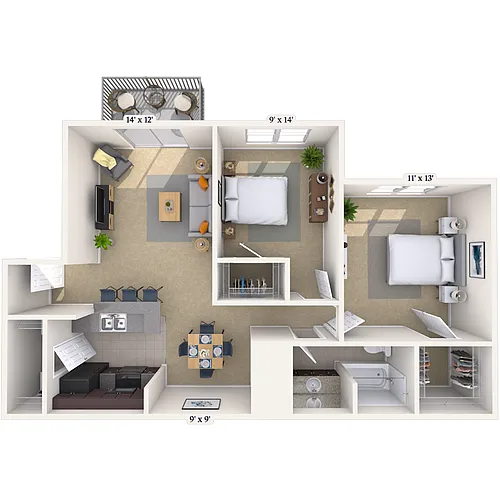 Floor plan Cottonwood