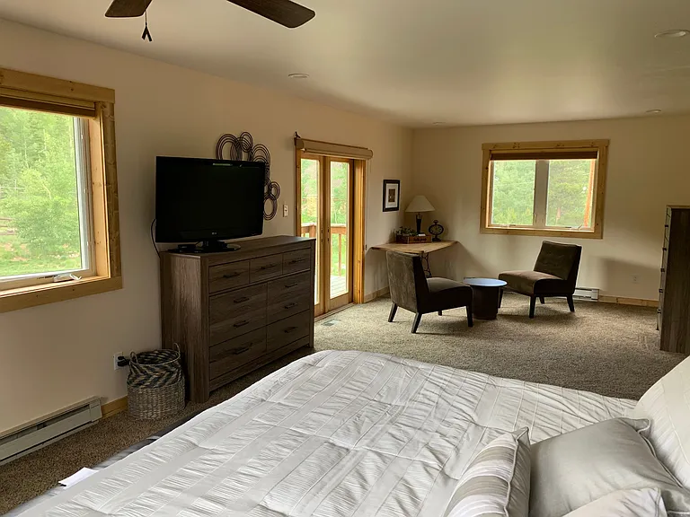 Large Master Bedroom with Private Deck