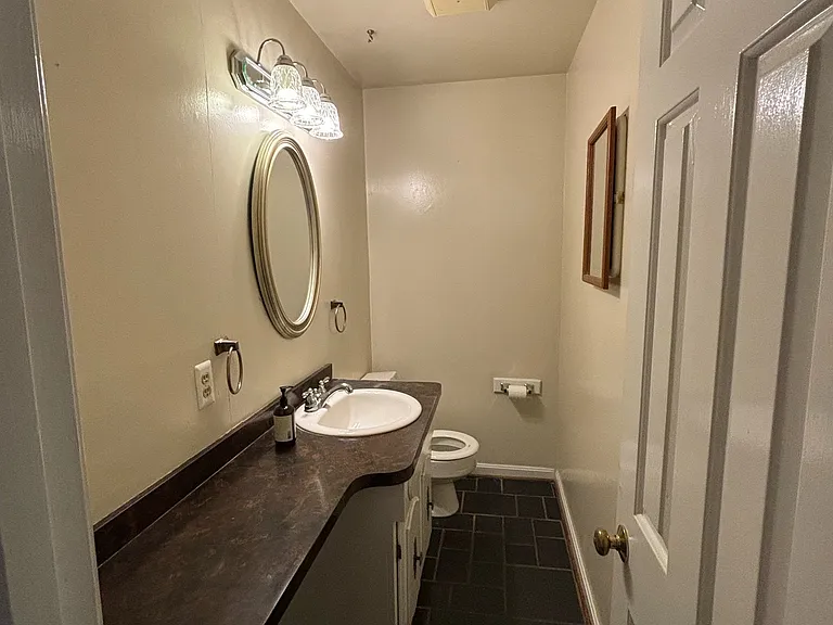 Main level half bath