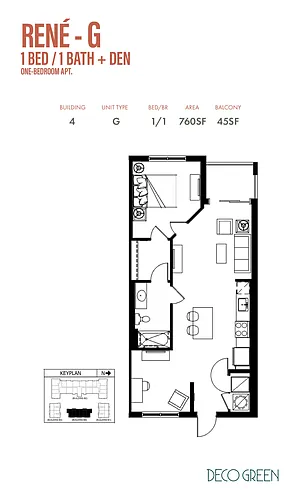 Floor plan Rene G - Den