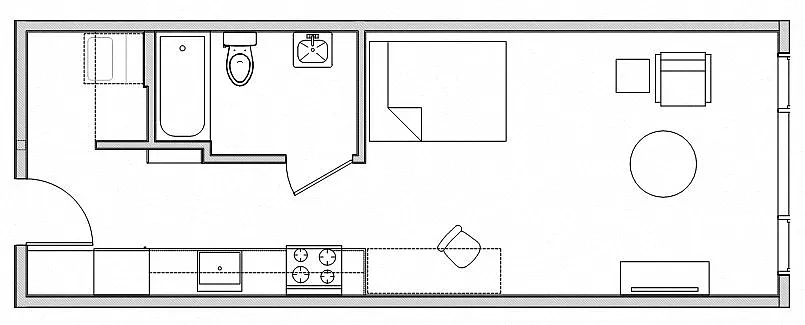Floor plan Studio C