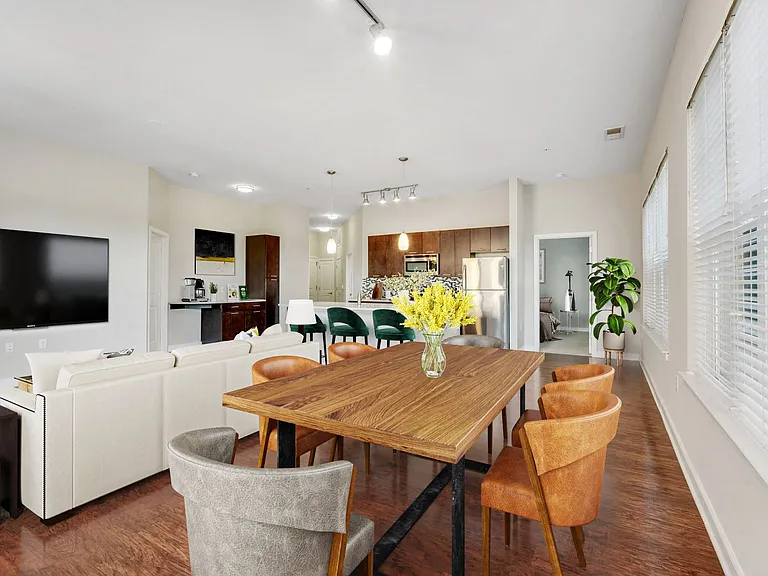 Enjoy seamless transitions between cooking and dining spaces in our loft-style layouts.