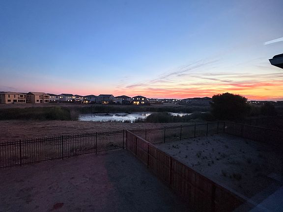 Beautiful sunrise from the bedroom