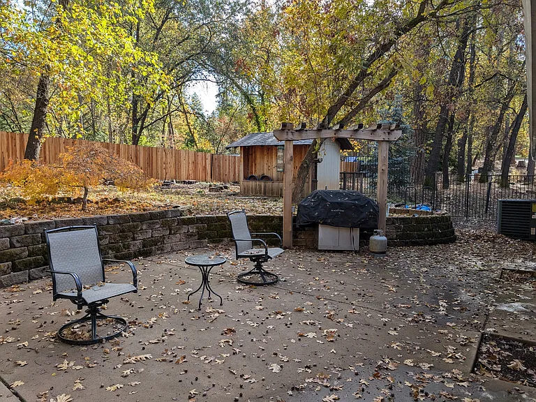 Backyard patio