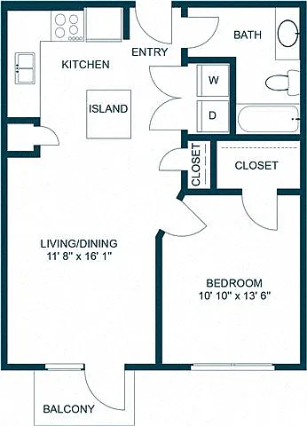 Floor plan A1 Renovated