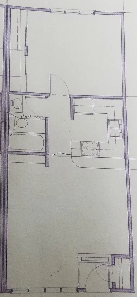 Floor plan One Bedroom