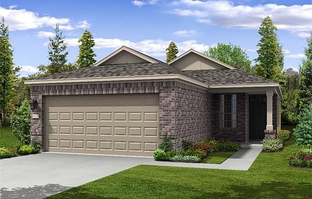 Pulte Homes, Everett-A elevation, Rendering