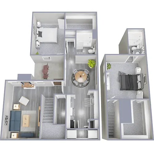 Floor plan 2x2 TH