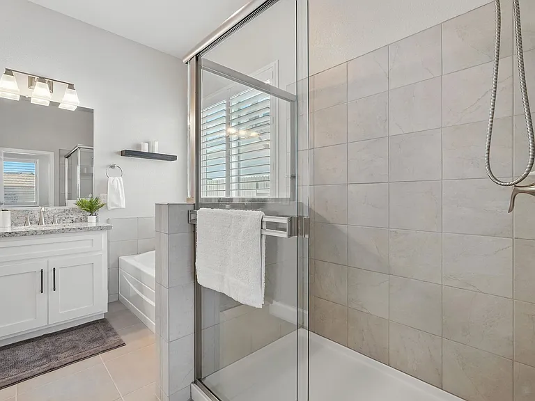 Master bathroom (shower w/ separate tub)