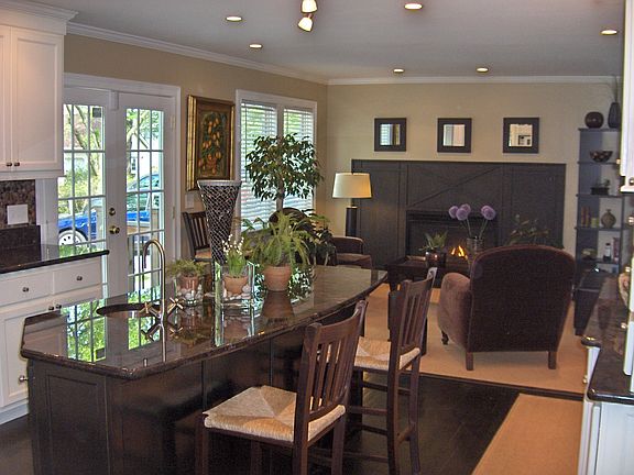 Kitchen and hearth room
